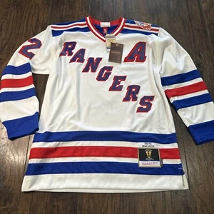 Mitchell & Ness NHL New York Rangers Brian Leetch 94 Stanley Cup Jersey Men's M - Picture 1 of 9