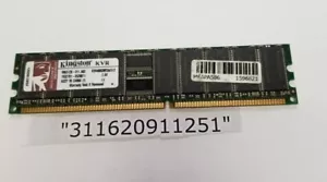 512mb 2rx8 ddr1 pc3200  pc3200r 400 184pin ecc registered  dual rank  32x8  - Picture 1 of 1