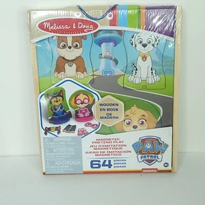 Melissa & Doug Paw Patrol Magnetic Pretend Play 64 Pieces Puzzle NEW - Picture 1 of 6