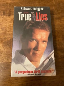 True Lies (VHS, 1995) Arnold Schwarzenegger New Sealed Fox Watermark Video Tape - Picture 1 of 4