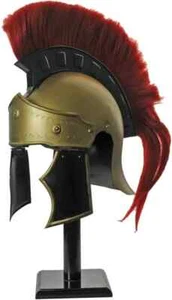 18 Gauge Roman Centurion Helmet Steel Chin Strap Theater Arts Prop - Picture 1 of 5