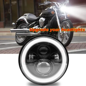 Faro alto/bajo LED de 7 pulgadas para Yamaha Road Star Midnight Silverado XV 1600 1700 - Imagen 1 de 10