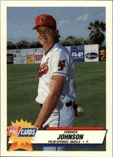1993 Palm Springs Angels Fleer/ProCards #63 Dominick Johnson