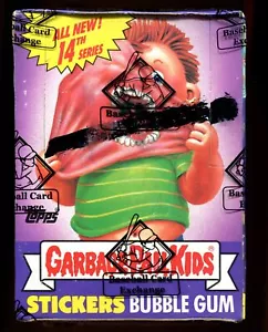 Garbage Pail Kids 1988 GPK serie 14 caja 48 paquetes barbacoa - Imagen 1 de 2