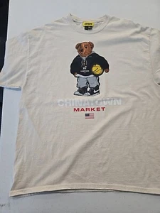 Smiley Originals Teddy Bear ChinaTown Market T-Shirt Men's Size XL Casual - Picture 1 of 4