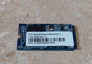Phison 64GB M.2 SATA SSD 42mm 2242 ssmp064gtb4c0-s11 Laufwerk - NEU - Bild 1 von 2