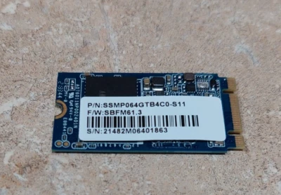 Phison 64GB M.2 SATA SSD 42mm 2242 ssmp064gtb4c0-s11 Drive - NEW - Image 1 of 2