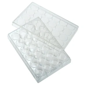 CELLTREAT 24 Well Tissue Culture Plate with Lid, 5/Pack, Sterile, 229127 - Picture 1 of 1
