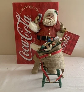 Clothtique Possible Dreams 1997 Coca Cola Santa Hospitality - Imagen 1 de 7