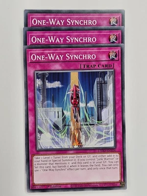 Yu Gi Oh - 3x L5DD-ENY06 One-Way Synchro - Common - Image 1 of 4