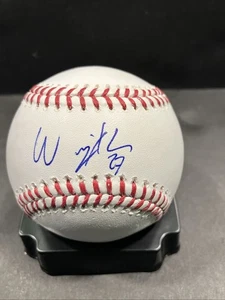 WILLY ADAMES #27 MILWAUKEE BREWERS BASEBALL MLB FIRMATO --SAN FRANCISCO GIANTS - Foto 1 di 3