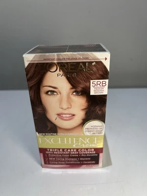 L’oreal Paris - Permanent Hair Color - #5RB Medium Reddish Brown. SEALED BOX - Image 1 of 4