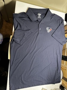 Houston Texans Poloshirt Herren XL Blau NFL Team Apparel TX3 Cool Kurzarm - Bild 1 von 3