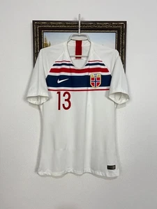 Norway Home football shirt 2018 Player Issue #13 Soccer Nike Mens Jersey Size M - Picture 1 of 15