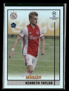 2020-21 Merlin Chrome UEFA Champions League #71 Kenneth Taylor Refractor RC - Bild 1 von 2