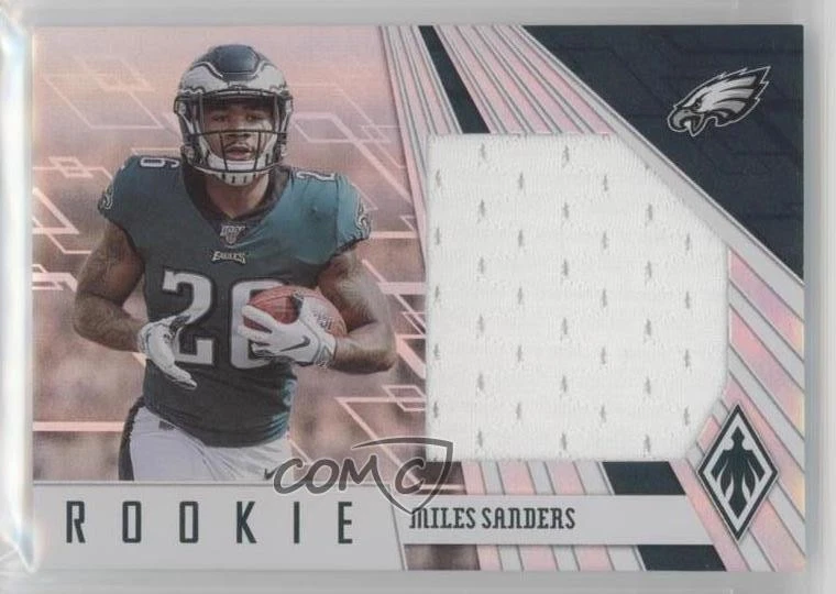 2019 Panini Phoenix RPS Jumbo Memorabilia /100 Miles Sanders #20 Rookie RC - Image 1 of 2