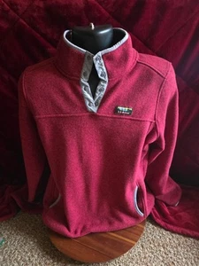 L.L. Bean Damen Extra Large Pullover Fleecepullover Rot XL EUC - Bild 1 von 6