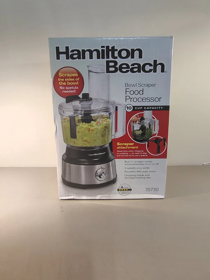 Hamilton Beach 70730 10c Food Processor & Vegetable Chopper ~Scaper Attachment! - Image 1 of 4