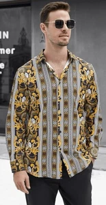 Größe L - Herrenhemd Digitaldruck von Alex Vando - Bild 1 von 8