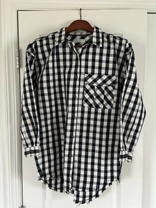 Zara Button Down Checked Shirt Girls Size 13-14 - Picture 1 of 6