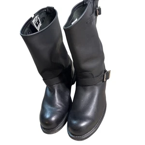 Botas de Motocicleta FRYE Engineer 12R Doble Hebilla 87800 Para Hombre 11 M Negras EE. UU. - Imagen 1 de 12