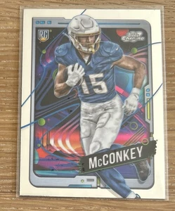 2024 Topps Chrome Cosmic Ladd McConkey RC #152 - Foto 1 di 2