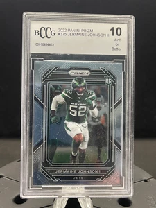 Panini Prizm Rookies Jermaine Johnson II 2022 #375 BCCG 10 - Imagen 1 de 2