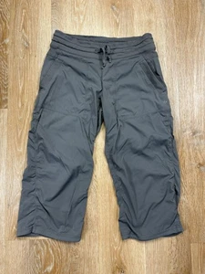 Lululemon Pants Womens 6 Gray Dance Studio Cropped Dancing Running Yoga Gym - Picture 1 of 9
