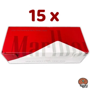 3000 x Marlboro Rot Filterhülsen = 15 Pack à 200 Stück - Bild 1 von 1