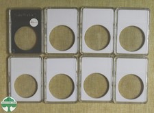 LOT OF 8 - 2" x 3" SILVER DOLLAR SNAPLOCK HOLDERS - NO COINS