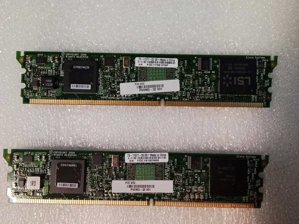 PVDM3-32 Channel Voice & Video DSP Module (73-11577-03) USED - Image 1 of 1