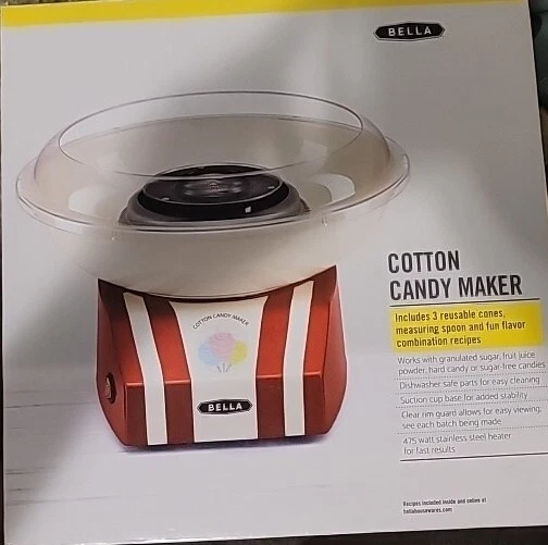 BELLA Cotton Candy Maker Machine Electric Commercial Party Carnival Vintage NEW - Image 1 of 3