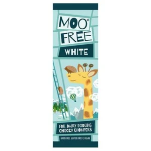 🙂 10 x Moo Free Natur Weiß Schokolade Milchfrei & Vegan Miniriegel 20g - Bild 1 von 1