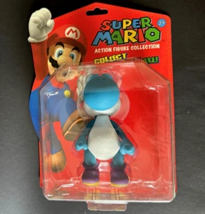 Nintendo YOSHI blue PVC figure 12cm - Imagen 1 de 2