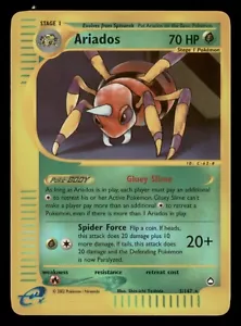 Reverse Holo Light Play LP Ariados 3/147 Aquapolis 2002 e-Series Foil - Picture 1 of 2