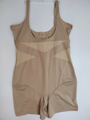 Shape By Cacique 22/24 Busto Abierto Modelador de Muslos Color Tostado Nuevo Sin Etiquetas Foto 1 de 4