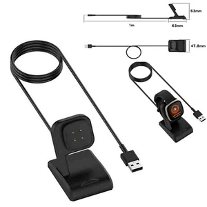 Watch Magnetic Charger 1m DC 5V Fast Charging for Fitbit Versa 4/3 Sense 2/Sense - Photo 1 sur 12