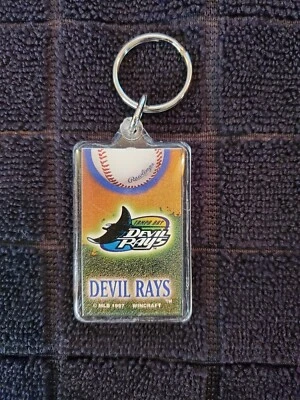  Tampa Bay Devil Rays Keychain Vintage Wincraft USA 1997 in Orginal Packaging - Image 1 of 4