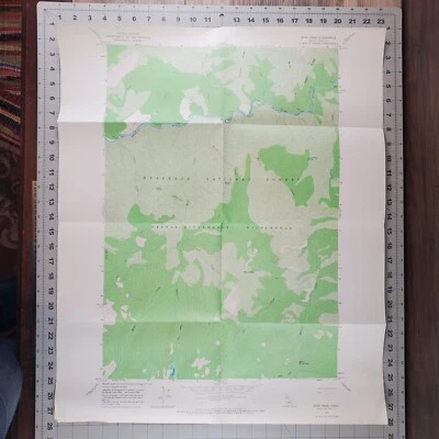 Mapa topográfico Mink Peak Quadrangle Idaho 1966 USGS serie de 7,5 minutos Foto 1 de 4