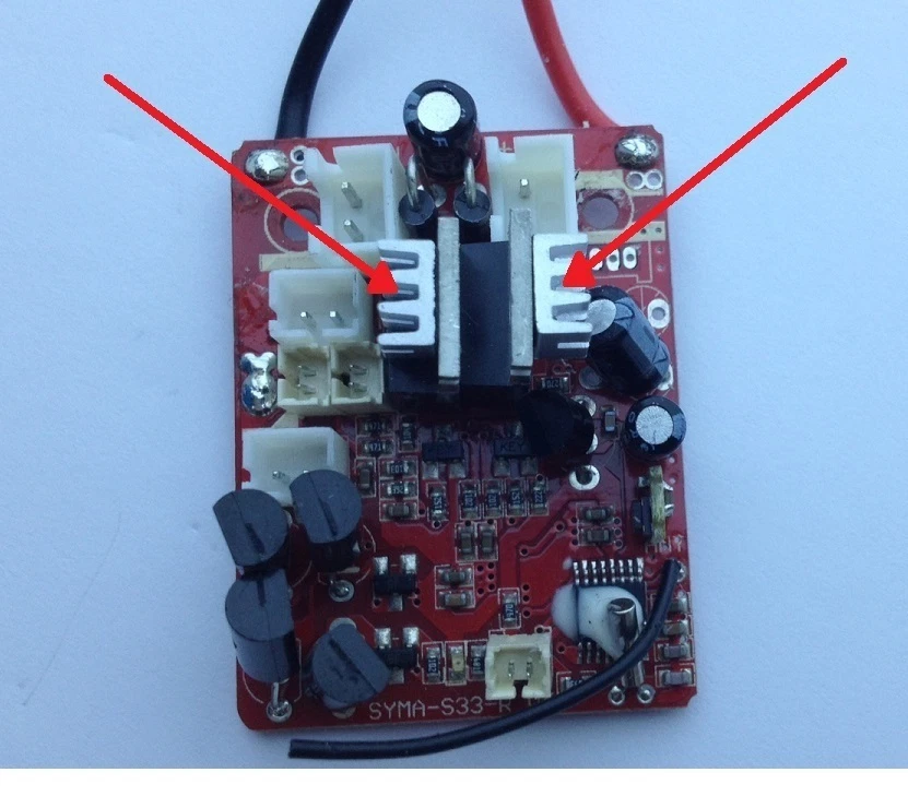 RC Helicopter PCB Circuit Board Heat Sink Upgrade - Modification - Image 1 of 3