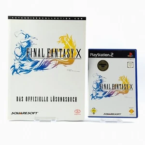 Juego Playstation 2: Final Fantasy X + libro de soluciones asesor de juegos - SONY PS2 EMBALAJE ORIGINAL - Imagen 1 de 8