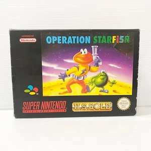 Operación Estrella de Mar + Caja, Manual, Inserto CIB - Nintendo SNES - Probado y Funcionando - Imagen 1 de 9