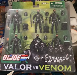 Rare G.I. Joe Crimson Shadow Guard Set - Valor vs. Venom (6 Figures) - Picture 1 of 1