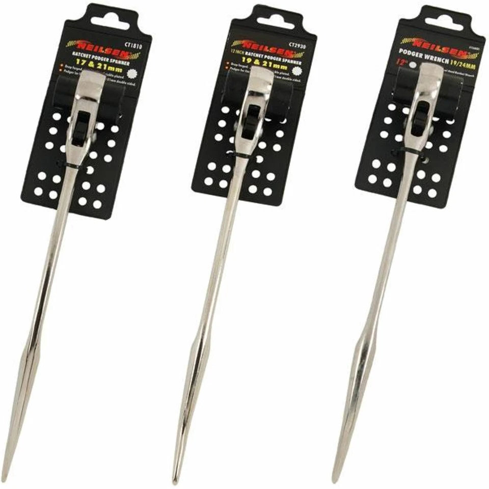 Neilsen Ratchet Podger Steel Erecting scaffold Scaffolding Spanner 17mm - 24mm - Image 1 of 1