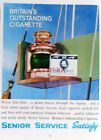 SENIOR SERVICE Cigarettes (Ship's Lamp) #2 Advert, Original 1963 Print : 667-05