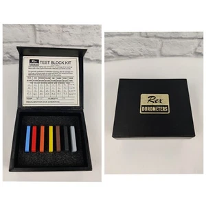 Rex Durometers Test Block Kit Type TBK-A Seven Colored Blocks - Picture 1 of 8