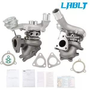 LABLT RH+LH Turbo Turbocharger For 2010-2019 Ford Explorer Taurus Lincoln 3.5L - Foto 1 di 12