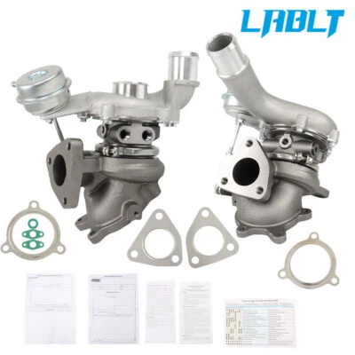 Par de turbocompresor derecho+izquierdo para Ford Explorer Taurus Lincoln 2010-2019 3,5 L Foto 1 de 4