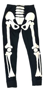 Sara's Prints Skeleton Leggings Girls Size 12 Halloween Pants Kids - Picture 1 of 5