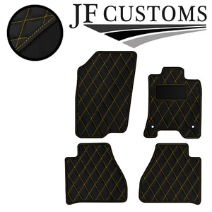 Gelb Diamant Vinyl 4X Tailliert Boden Teppich für Mercedes X Klasse 17-20 JF1 - Bild 1 von 7